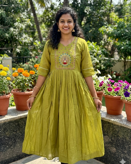 Mul Chanderi Dresses