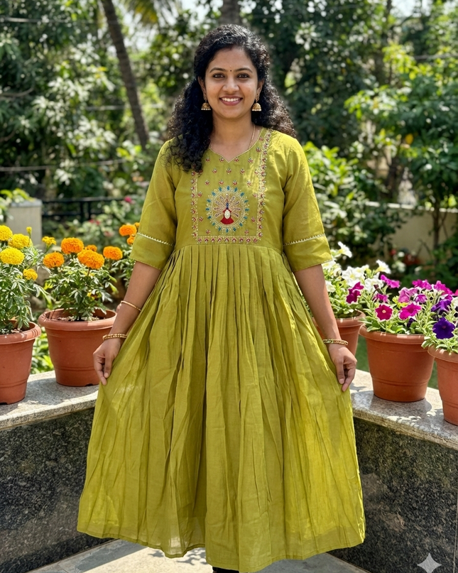 Mul Chanderi Dresses