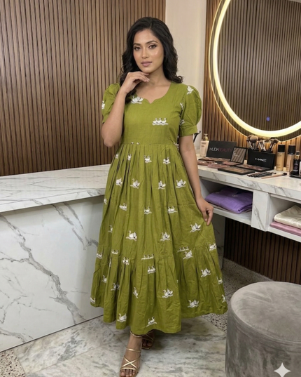 Embroidery Work Frocks