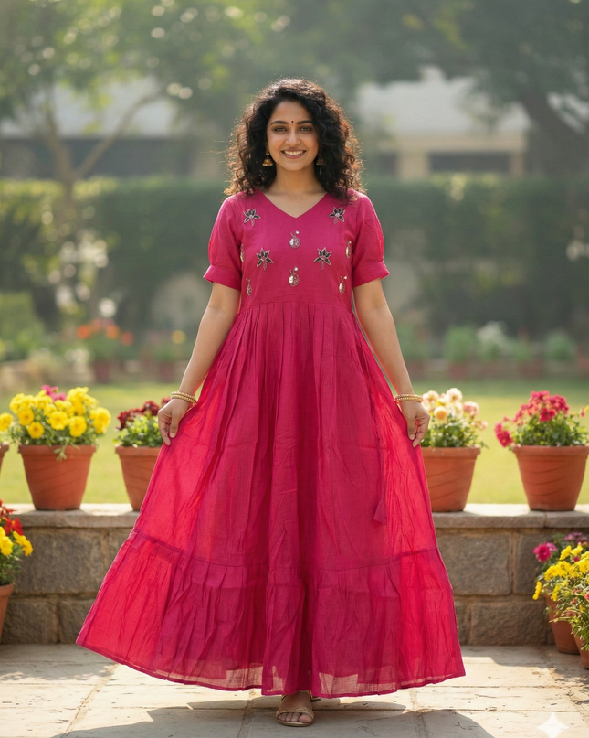 Vertican Hand work Gown