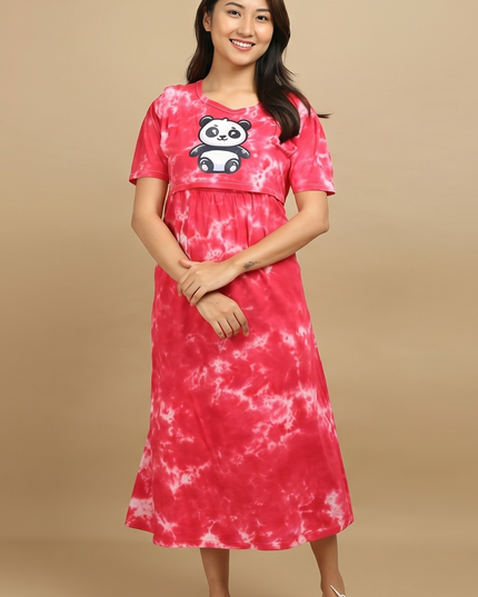 Zipless Feeding Maternity Dresses