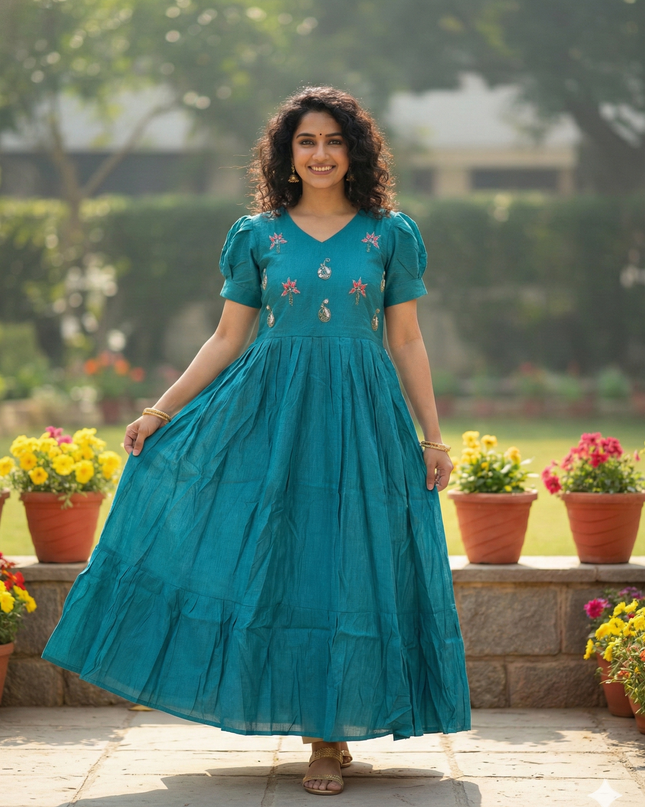 Vertican Hand work Gown