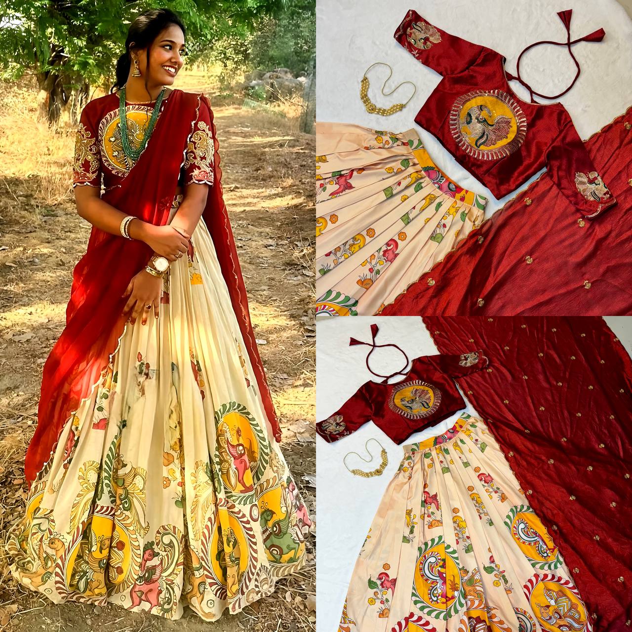 Beautiful Hit Design  Lahanga Choli With Dupatta