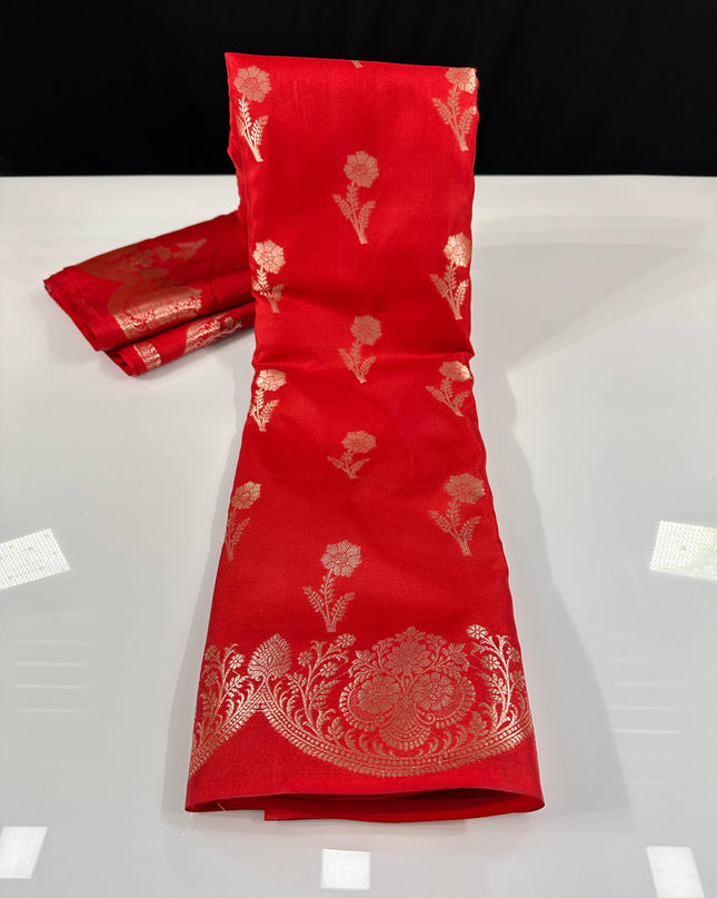 Premium soft Banarasi katan silk saree