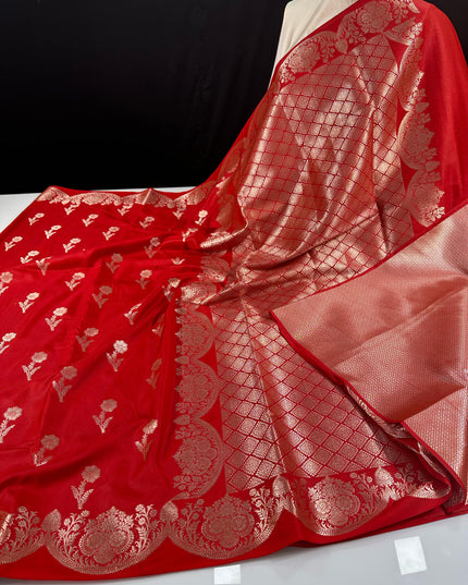 Premium soft Banarasi katan silk saree