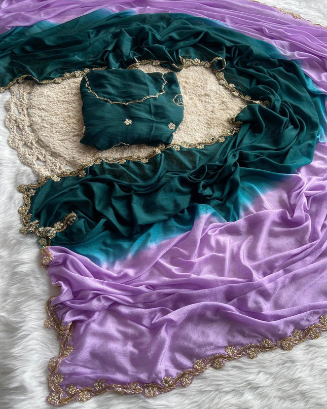 Soft Hand Dyeing Chinnon Fabric With Padding Color