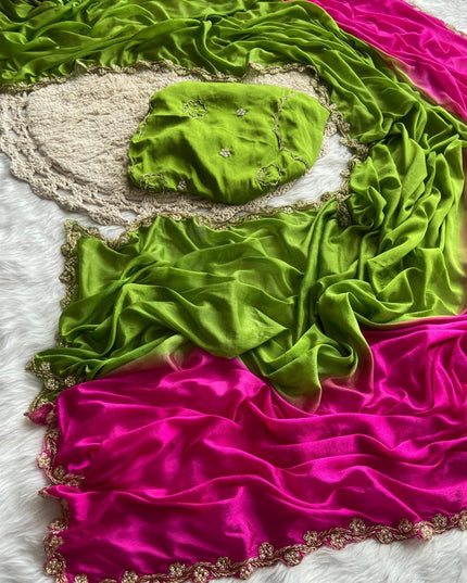 Soft Hand Dyeing Chinnon Fabric With Padding Color