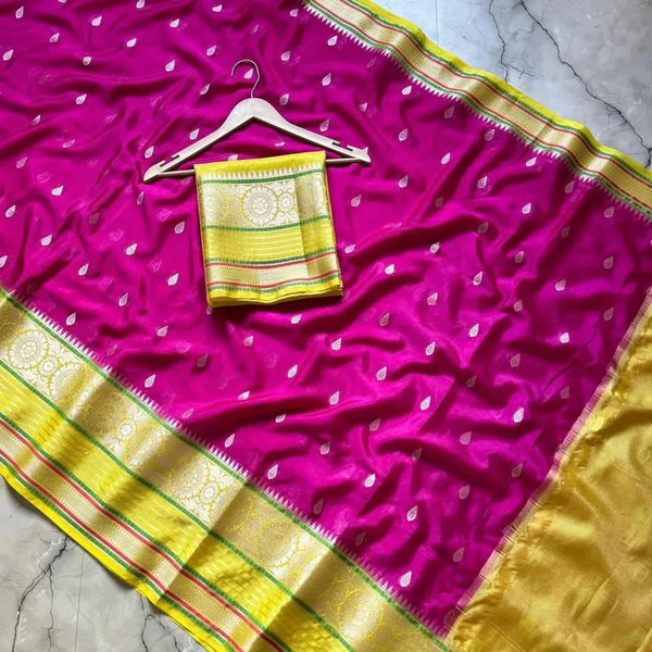 Banarasi Warm Silk Dyed Sarees