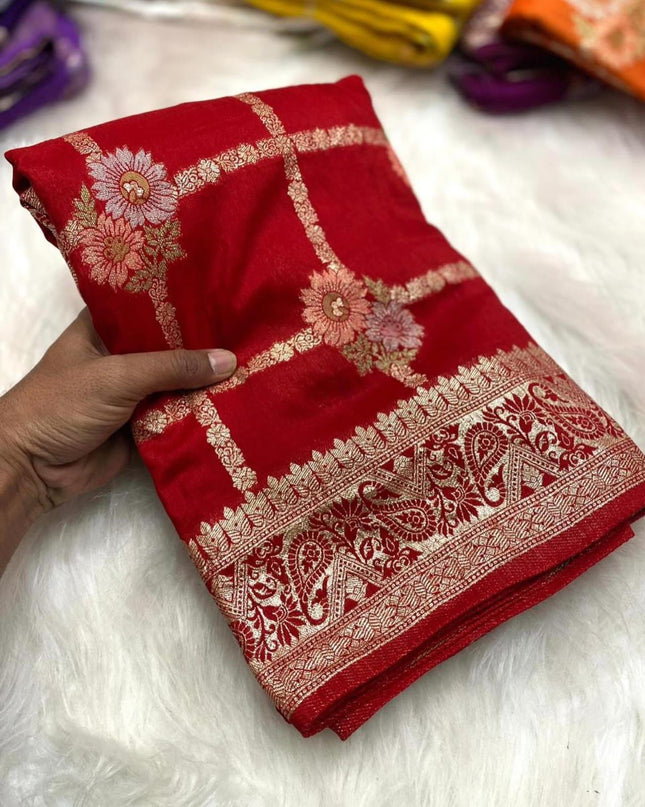 Pure Soft Russian Silk Saree