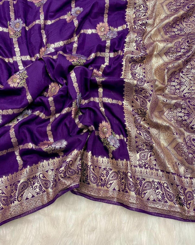 Pure Soft Russian Silk Saree
