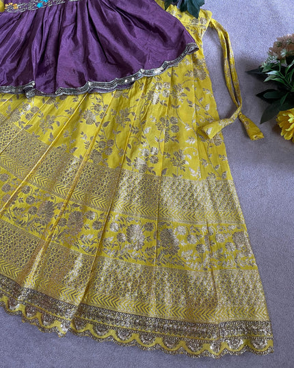 Peplum with Lehengha