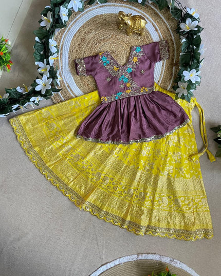 Peplum with Lehengha