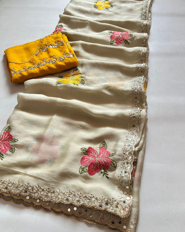 Soft Rangoli silk saree