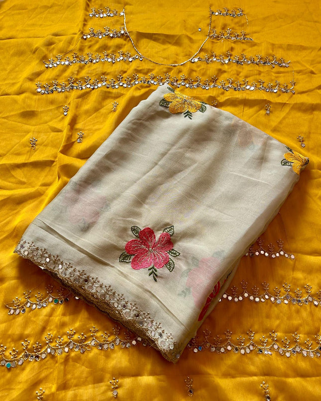 Soft Rangoli silk saree
