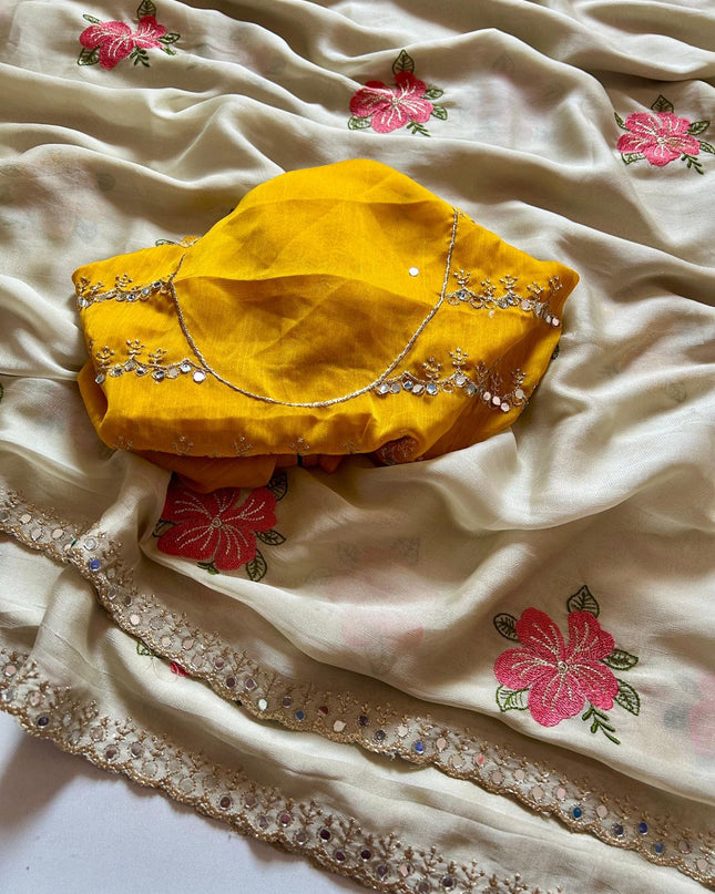 Soft Rangoli silk saree