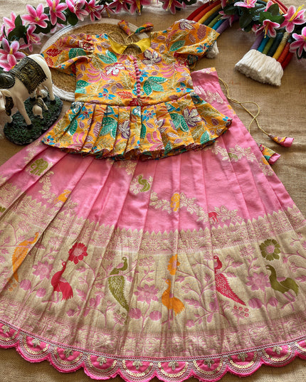 Jungle Theme Kids Lehengas