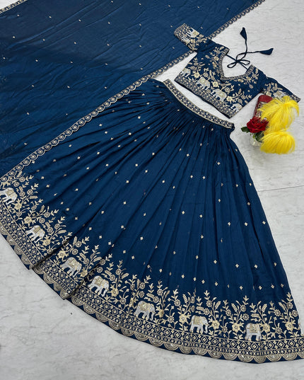 Vichitra Silk Lehenga