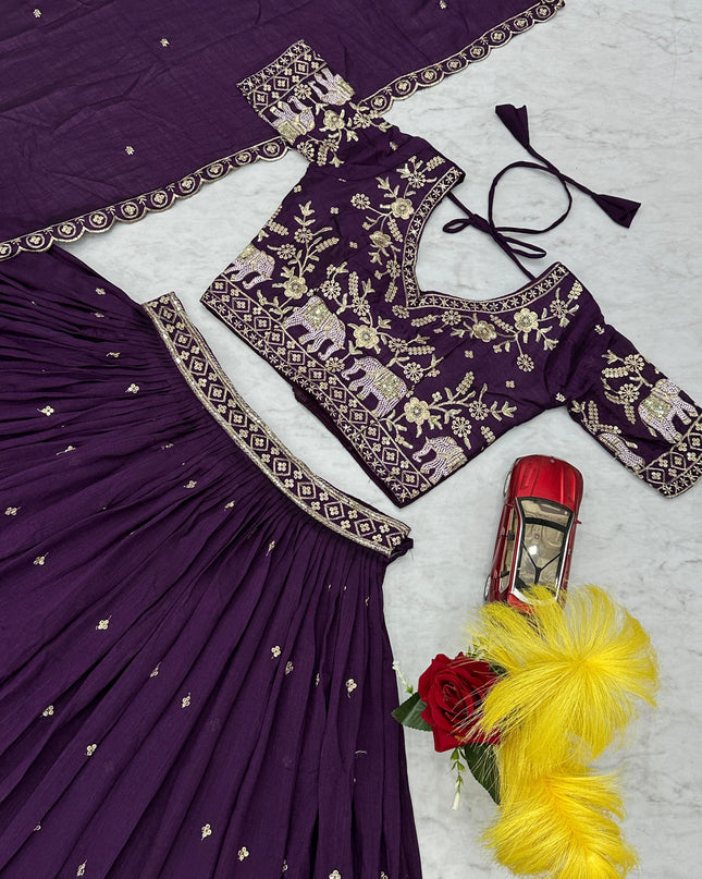 Vichitra Silk Lehenga