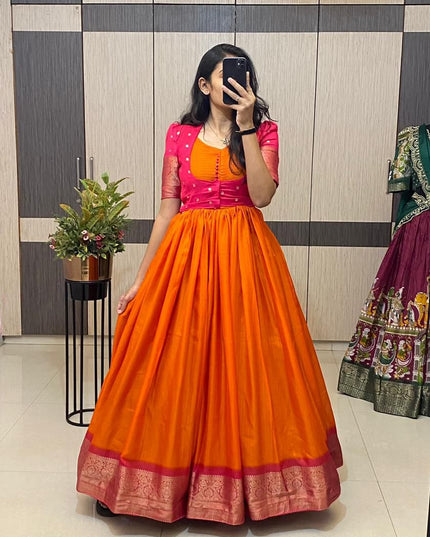 Pankhudi present haldi special overcoat Gown