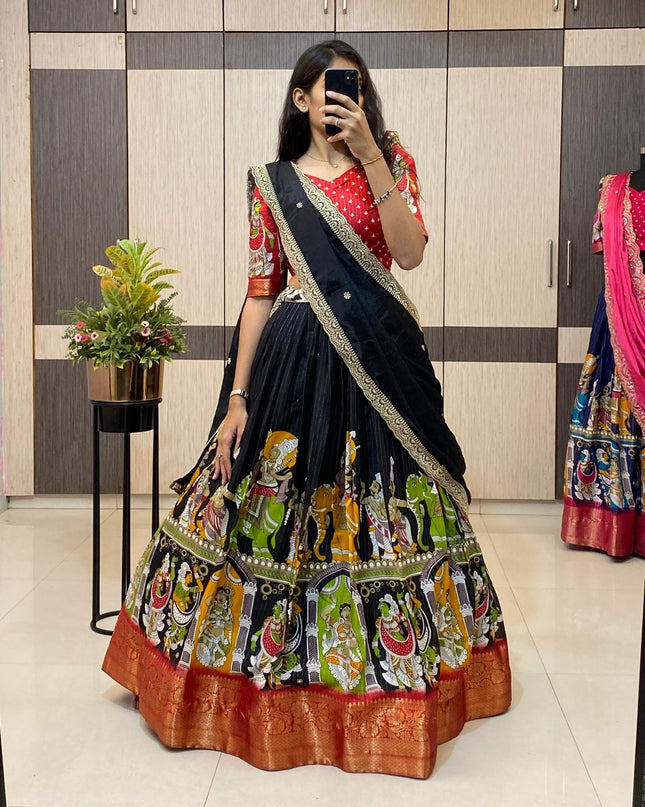 New Launching Kalamkari Lehenga