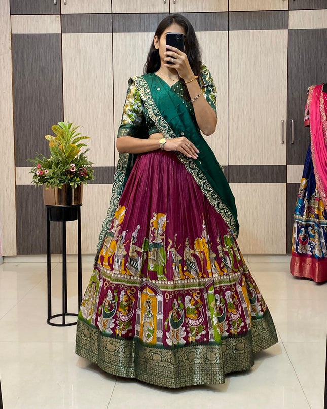 New Launching Kalamkari Lehenga