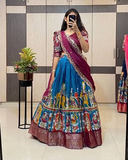 New Launching Kalamkari Lehenga