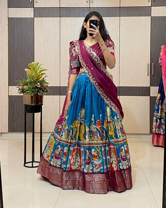 New Launching Kalamkari Lehenga