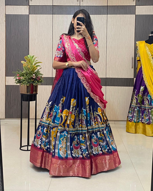 New Launching Kalamkari Lehenga