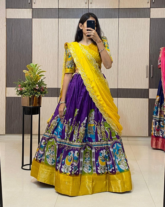 New Launching Kalamkari Lehenga