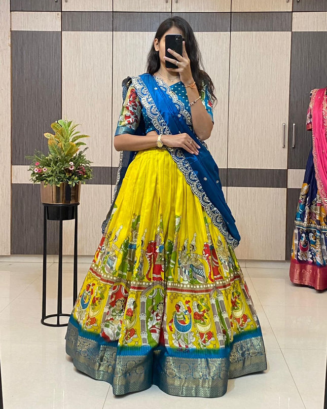 New Launching Kalamkari Lehenga