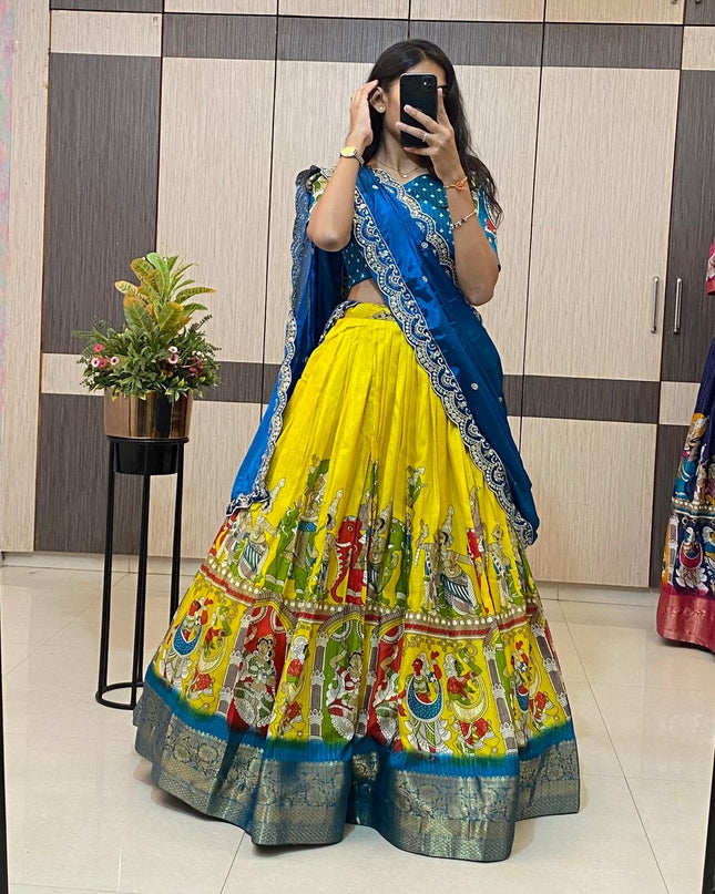 New Launching Kalamkari Lehenga