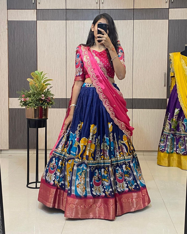 New Launching Kalamkari Lehenga