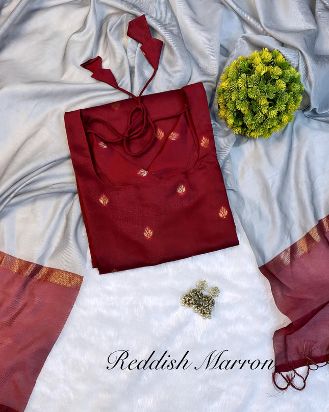 Premium Quality Silk cotton 3 piece set