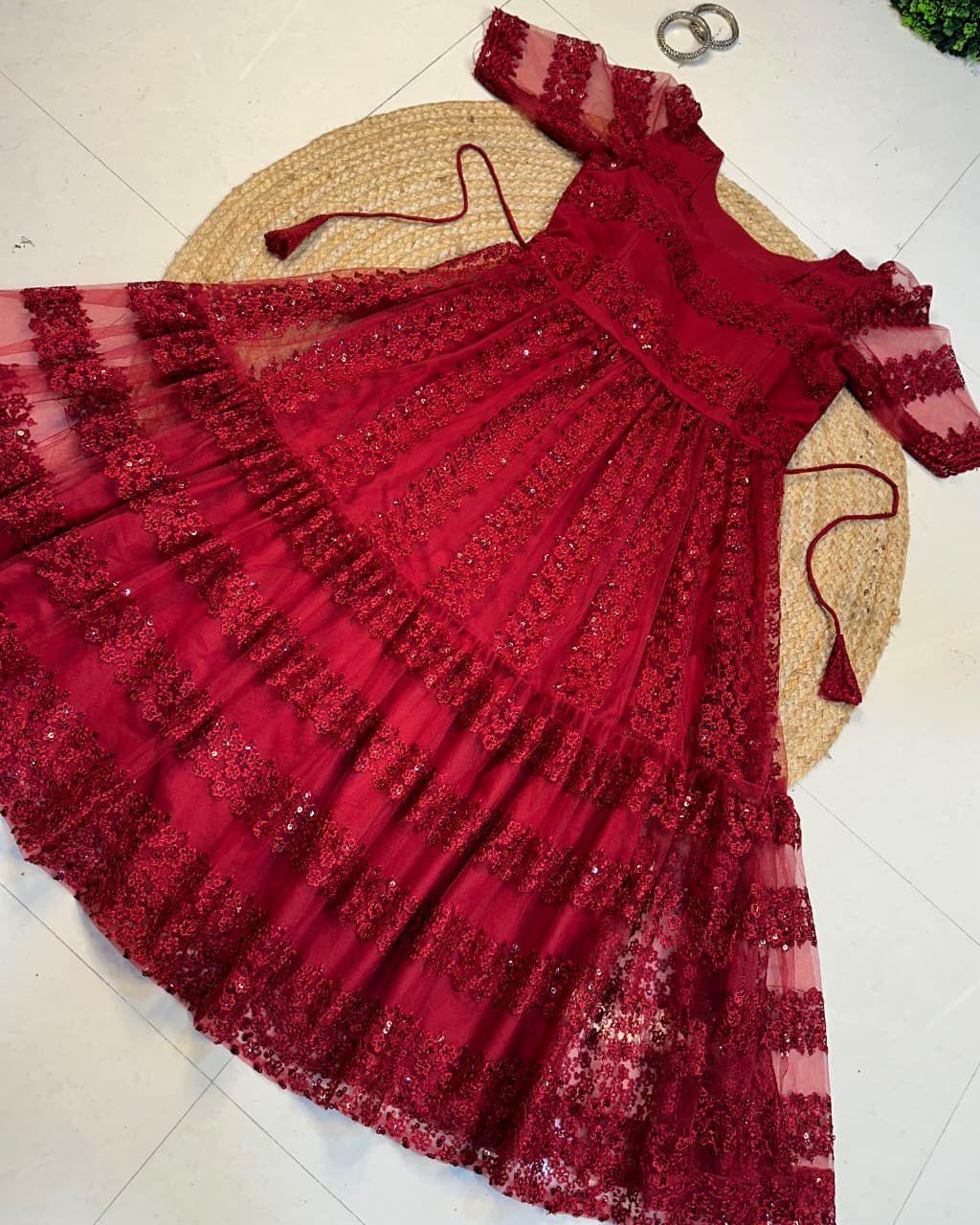 Sequin Work Frocks