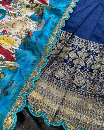 Kalamkari Kids Half-saree