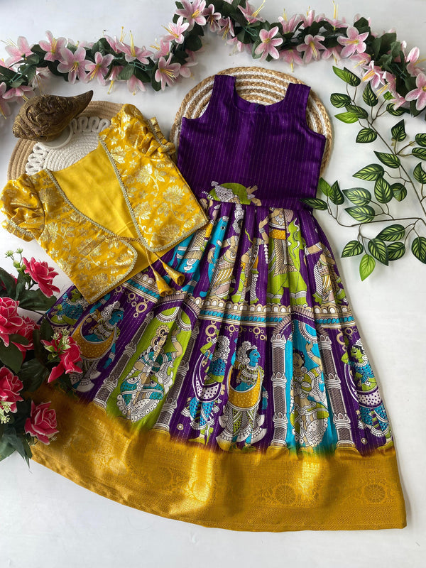 Kids Gown with Coat