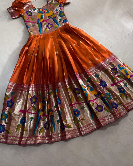 Kids Paithani Gown
