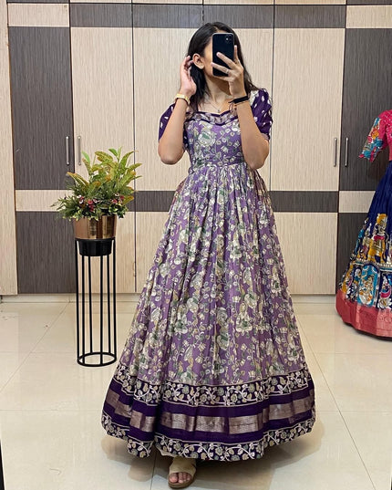 Kalamkari Long Gown