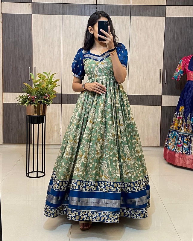 Kalamkari Long Gown