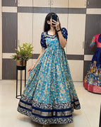 teal blue, navy blue / S-M