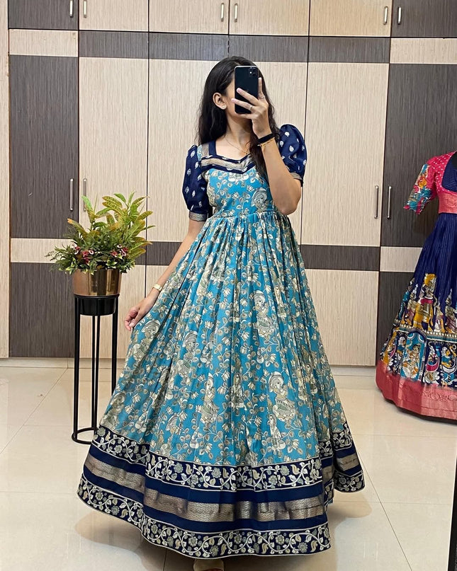 Kalamkari Long Gown