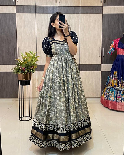 Kalamkari Long Gown