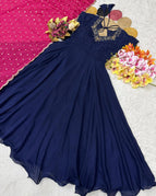 navy blue and magenta / M-38