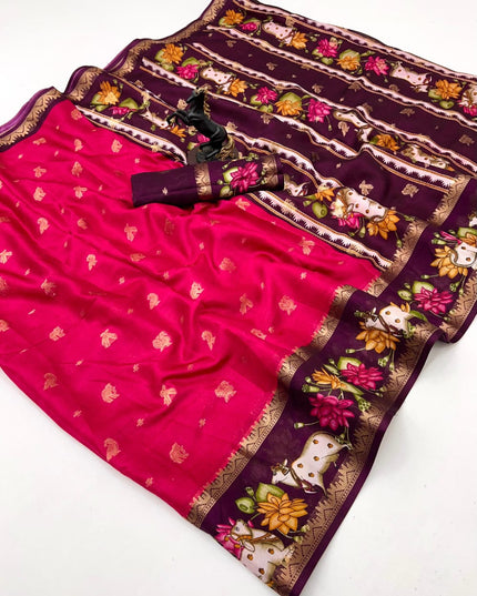 Premium Semi Viscose silk Saree