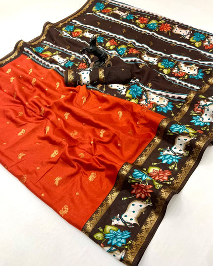 Premium Semi Viscose silk Saree