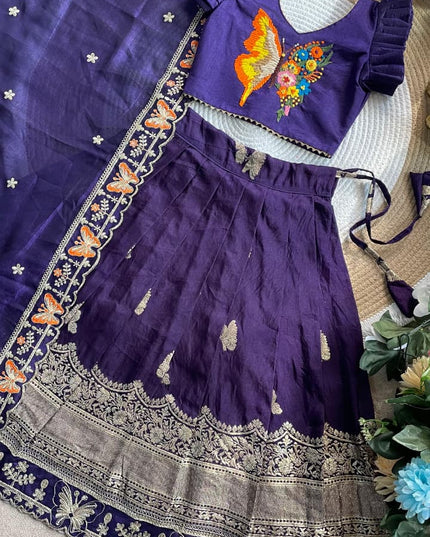Butterfly Lehengha-Choli & Dupatta