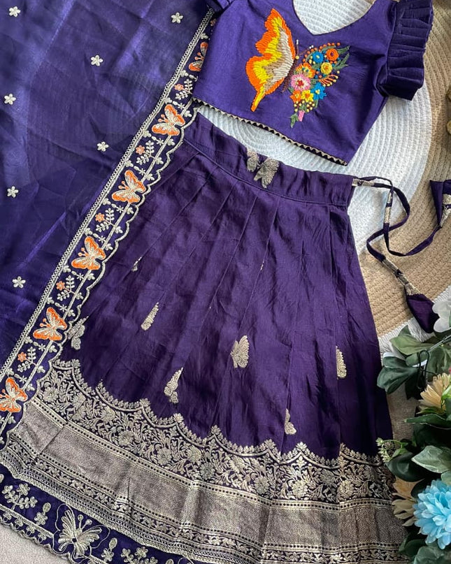 Butterfly Lehengha-Choli & Dupatta