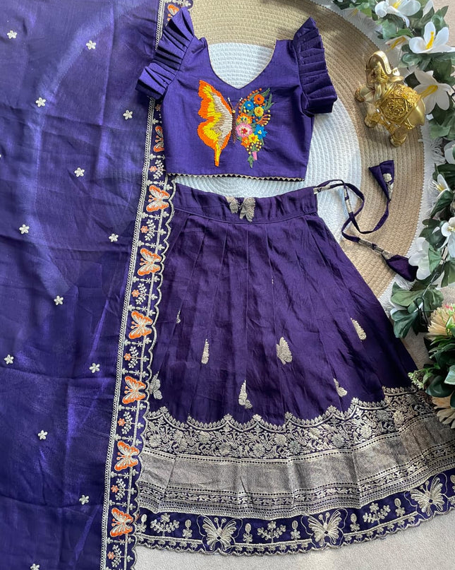 Butterfly Lehengha-Choli & Dupatta