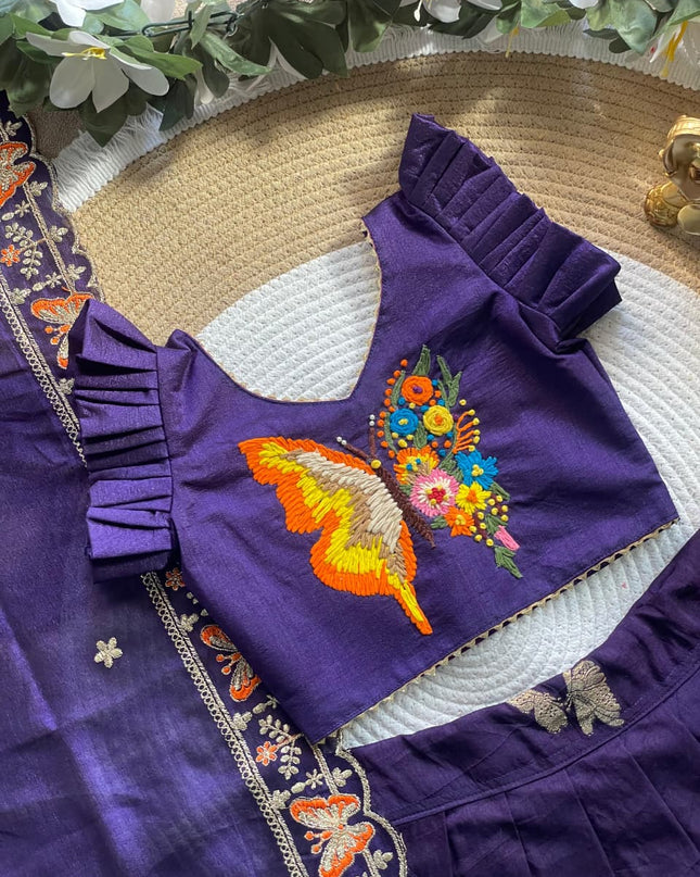 Butterfly Lehengha-Choli & Dupatta