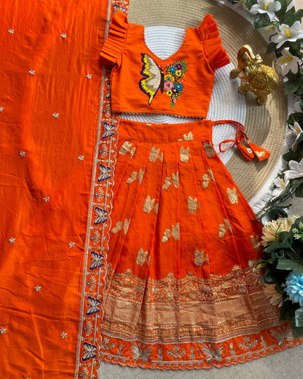Butterfly Lehengha-Choli & Dupatta